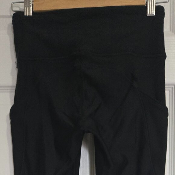 Lululemon Fast and Free Thermal Leggings with pockets 28" size 4 Black - Picture 2 of 15